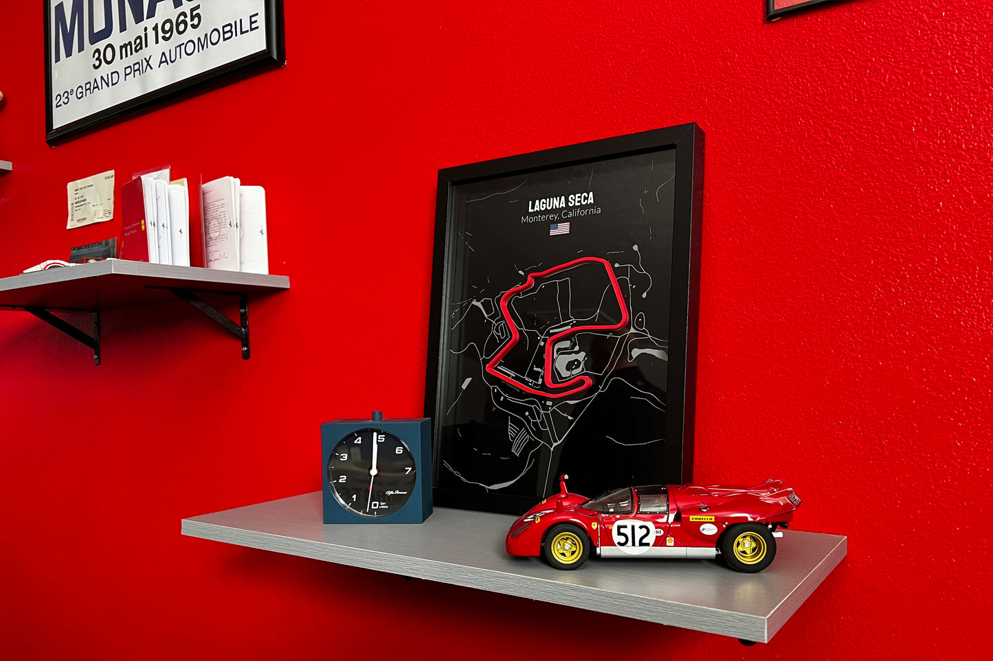 Albert Park Australian Grand Prix - 11x14 Shadow Box - Black Background