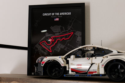 Albert Park Australian Grand Prix - 11x14 Shadow Box - Black Background